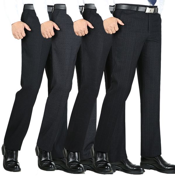 in the fall and winter of 2019 men's trousers for wash and wear a business suit thick paragraph loose tall waist trousers, Black
in the fall and winter of 2019 men's trousers for wash and wear a business suit thick paragraph loose tall waist trousers, Black