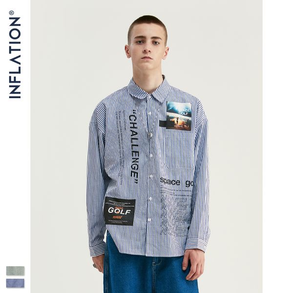 inflation 2020 new autumn men stripe shirt long sleeve stripe high street men's cotton shirts adults casual shirt 92129w, White;black
inflation 2020 new autumn men stripe shirt long sleeve stripe high street men's cotton shirts adults casual shirt 92129w, White;black