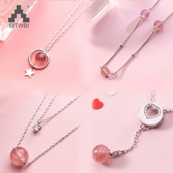 925 sterling silver beaded necklace jewelry sweet pink strawberry crystal star zircon long heart necklace gift for women girls
925 sterling silver beaded necklace jewelry sweet pink strawberry crystal star zircon long heart necklace gift for women girls
