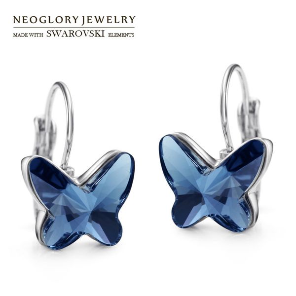neoglory austria crystal drop charm earrings elegant colorful butterfly style for lady romantic party trendy classic dress gift, Silver
neoglory austria crystal drop charm earrings elegant colorful butterfly style for lady romantic party trendy classic dress gift, Silver