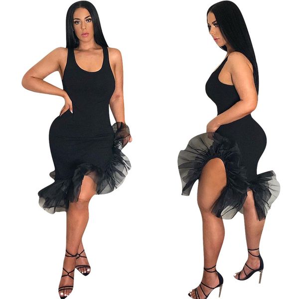 women vest ruffles mini skirt mid-calf length irregular organza fishtail hem sleeveless strap dresses latin dancing party dresses c425, White
women vest ruffles mini skirt mid-calf length irregular organza fishtail hem sleeveless strap dresses latin dancing party dresses c425, White