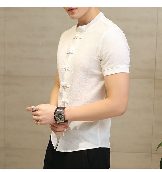 2019 summer new men shirt fashion chinese style linen slim fit casual short sleeves shirt social business dress shirts, White;black
2019 summer new men shirt fashion chinese style linen slim fit casual short sleeves shirt social business dress shirts, White;black