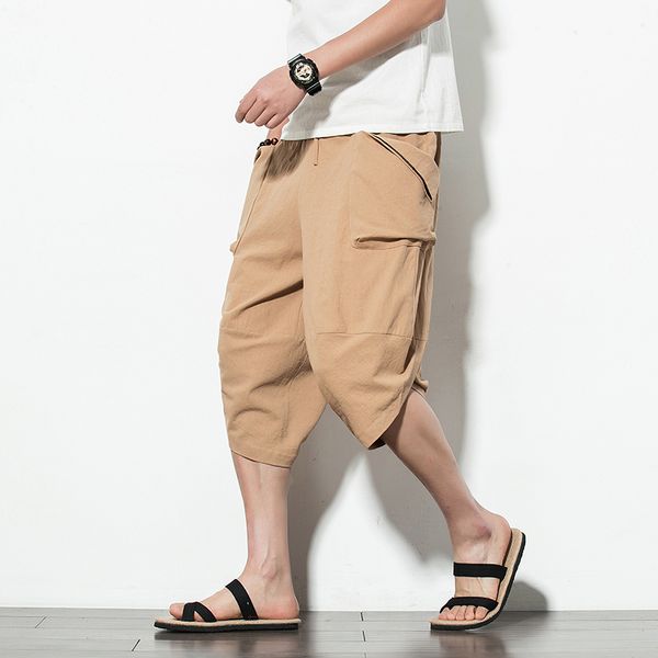 baggy cotton men harem pants 2020 korean style vintage solid big pockets men women hip hop plus size wide leg pants pantalone, Black
baggy cotton men harem pants 2020 korean style vintage solid big pockets men women hip hop plus size wide leg pants pantalone, Black
