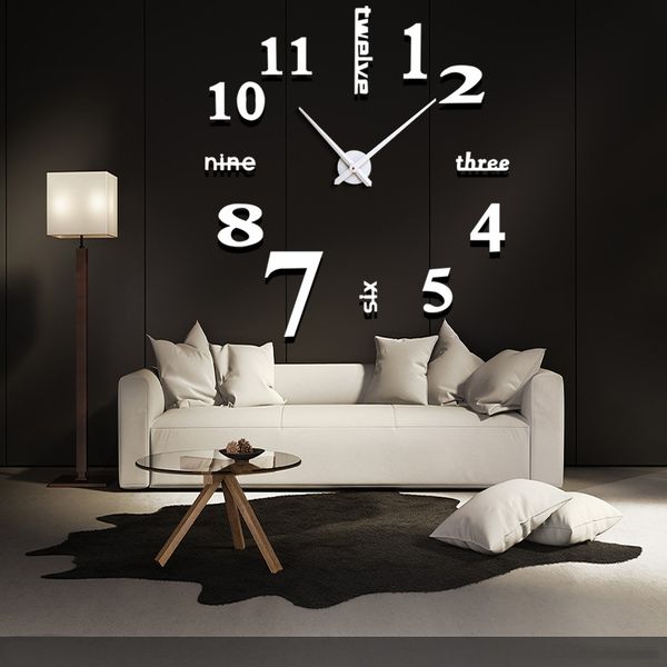 large size acrylic quartz clocks fashion watches 3d real big wall clock rushed mirror sticker diy living room decor wall clock
large size acrylic quartz clocks fashion watches 3d real big wall clock rushed mirror sticker diy living room decor wall clock