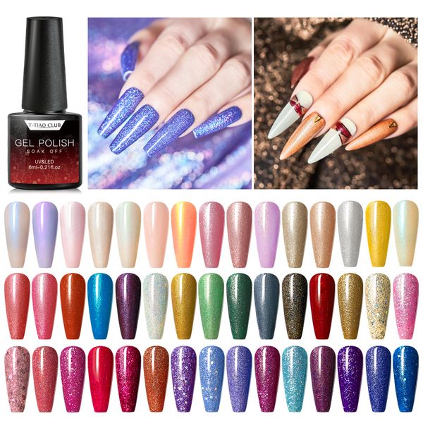 t-tiao club 6ml glitter gel nail polish bling sequins manicure soak off nail art uv gel polish lacquer art design, Red;pink
t-tiao club 6ml glitter gel nail polish bling sequins manicure soak off nail art uv gel polish lacquer art design, Red;pink