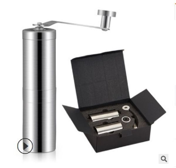 2020 portable hand coffee grinder stainless steel grinder pepper mill coffee machine gift box set
2020 portable hand coffee grinder stainless steel grinder pepper mill coffee machine gift box set