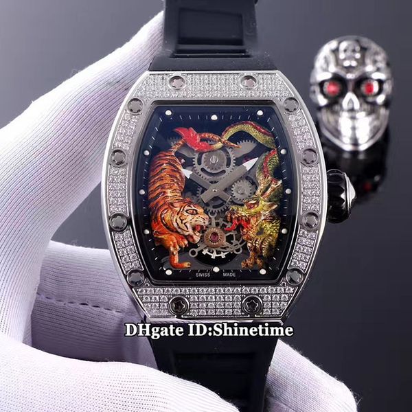edition rm 51-01 3d dragon phoenix totem skeleton dial japan miyota automatic mens watch rm51-01 silver diamond case gents new watches, Slivery;brown
edition rm 51-01 3d dragon phoenix totem skeleton dial japan miyota automatic mens watch rm51-01 silver diamond case gents new watches, Slivery;brown
