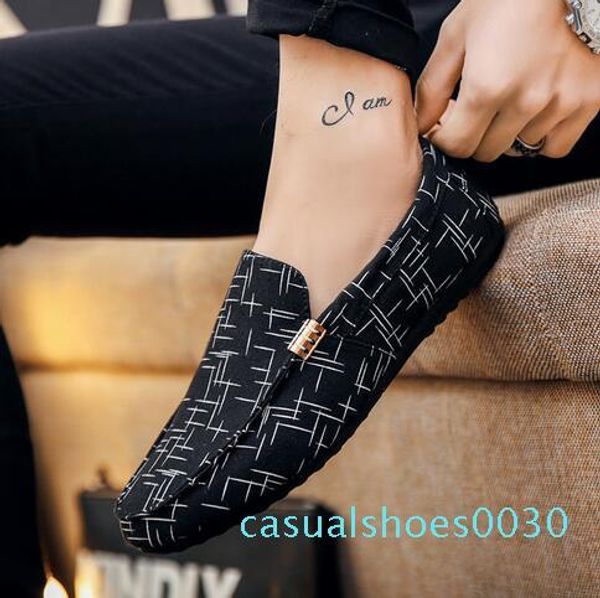 men loafers men shoes casual shoes 2019 spring summer light canvas youth shoes men breathable fashion flat footwear c30, Black
men loafers men shoes casual shoes 2019 spring summer light canvas youth shoes men breathable fashion flat footwear c30, Black