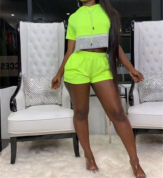 womens summer 2pcs short pants crew neck hoodies short sleeve solid color style female clothing fashion casual apparel, White
womens summer 2pcs short pants crew neck hoodies short sleeve solid color style female clothing fashion casual apparel, White
