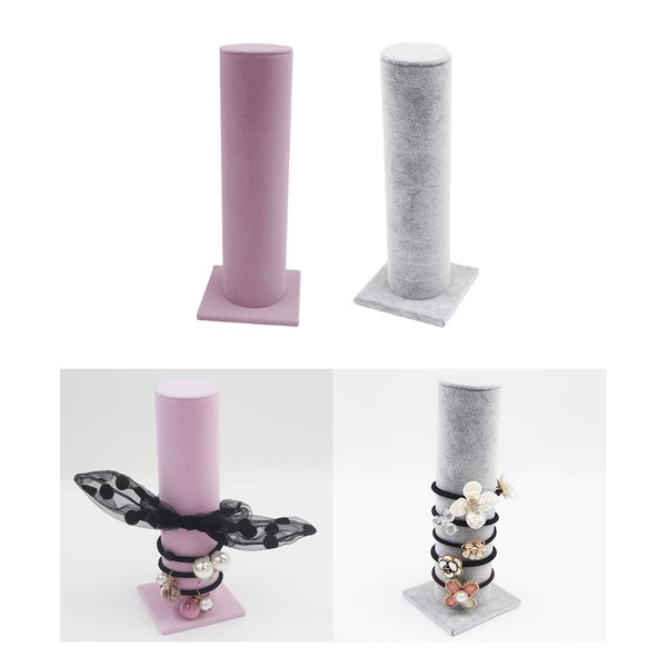 pack of 2 velvet jewelry bracelet watch display stand, bar rack closet organizer tower scrunchie hair band holder, Black;white
pack of 2 velvet jewelry bracelet watch display stand, bar rack closet organizer tower scrunchie hair band holder, Black;white