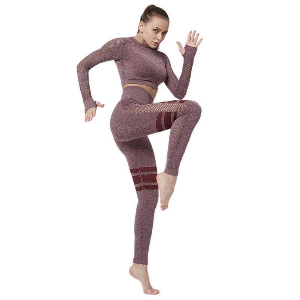 women mesh seamless yoga set long sleeve shirts high waist running leggings sports fitness gym sportswear breathable suits nt001, White;red
women mesh seamless yoga set long sleeve shirts high waist running leggings sports fitness gym sportswear breathable suits nt001, White;red