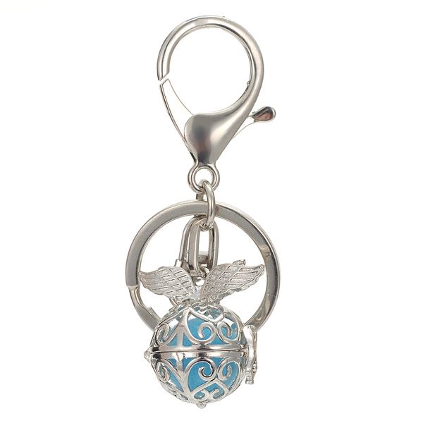 car aroma keychain angel wings aroma keychain essential oil locket perfume diffuser key ring lobster clasp send cotton ball, Silver
car aroma keychain angel wings aroma keychain essential oil locket perfume diffuser key ring lobster clasp send cotton ball, Silver