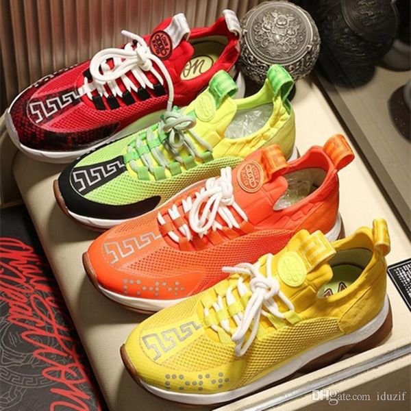 2018 italy new luxury chain reaction casual ladies designer shoes mens womens fashion district medusa link-embossed sole trainer us 5.5-11, Black
2018 italy new luxury chain reaction casual ladies designer shoes mens womens fashion district medusa link-embossed sole trainer us 5.5-11, Black