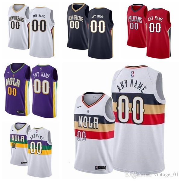 2019 custom city new orleans pellcans zion williamson 1 brandon ingram lonzo ball payton jrue holiday okafor redick hayes nba ba, Black
2019 custom city new orleans pellcans zion williamson 1 brandon ingram lonzo ball payton jrue holiday okafor redick hayes nba ba, Black