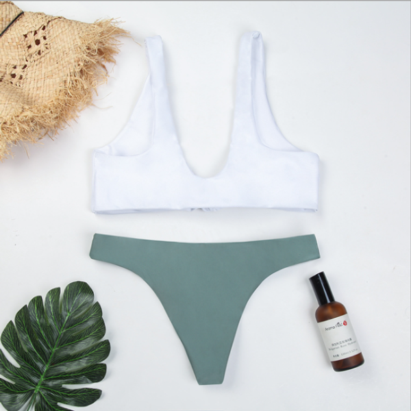 2019 new style 2 piece solid split bow knot breathable quick dry women swimming bikini bathing suits
2019 new style 2 piece solid split bow knot breathable quick dry women swimming bikini bathing suits