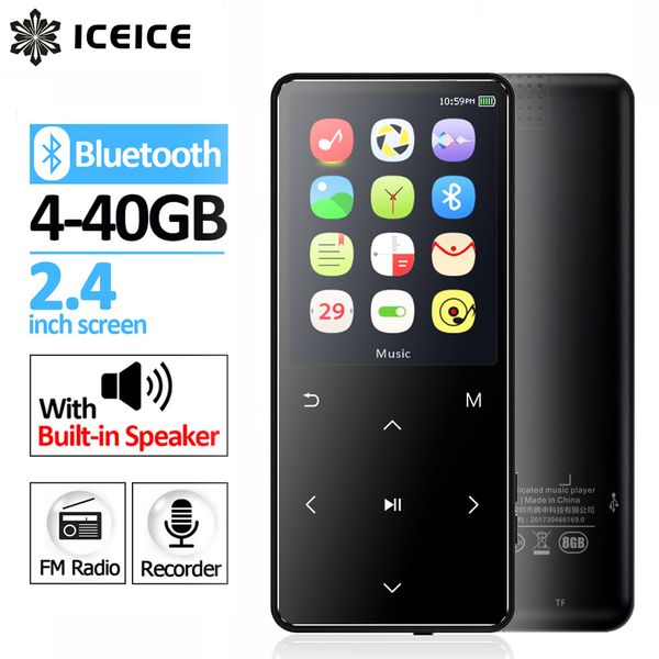 iceice music player with bluetooth and speaker 2.4 screen touch keys hi fi fm radio mini sport mp3 music player portable walkman
iceice music player with bluetooth and speaker 2.4 screen touch keys hi fi fm radio mini sport mp3 music player portable walkman