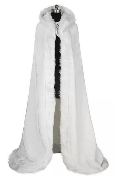 2020 new elegant white ivory warm bridal cape winter fur women jacket bridal cloaks long party wedding coat with hat al05
2020 new elegant white ivory warm bridal cape winter fur women jacket bridal cloaks long party wedding coat with hat al05