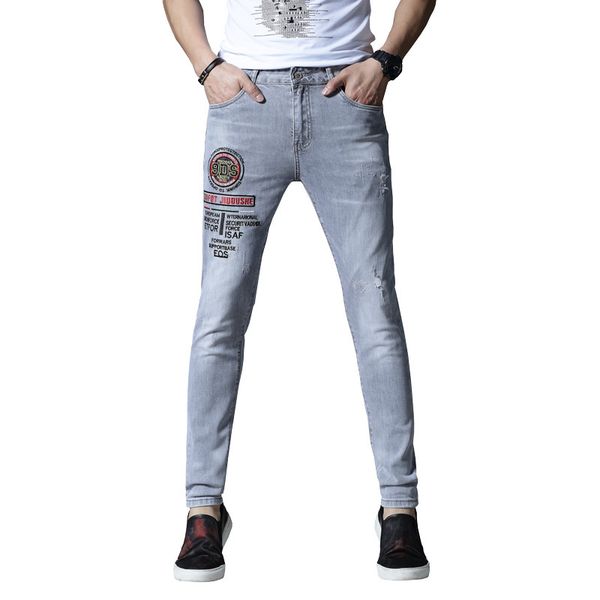 2020 серо-синие джинсы patch pattern узкие мужские slim-fit повседневные джинсы дизайнерские серо-синие брюки карандаш брюки джинсы весна и, Blue
2020 серо-синие джинсы patch pattern узкие мужские slim-fit повседневные джинсы дизайнерские серо-синие брюки карандаш брюки джинсы весна и, Blue