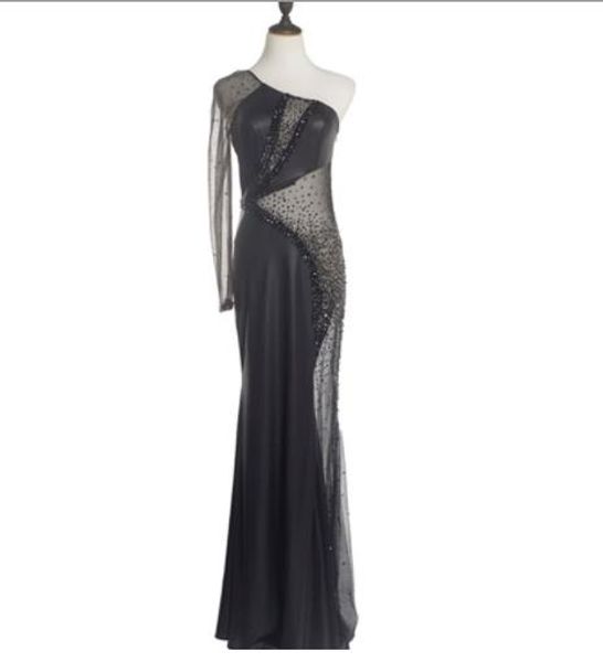 one shoulder bead mermaid design black designer long evening dress in china fast shipping koreantransparent evening dress, Black;red
one shoulder bead mermaid design black designer long evening dress in china fast shipping koreantransparent evening dress, Black;red