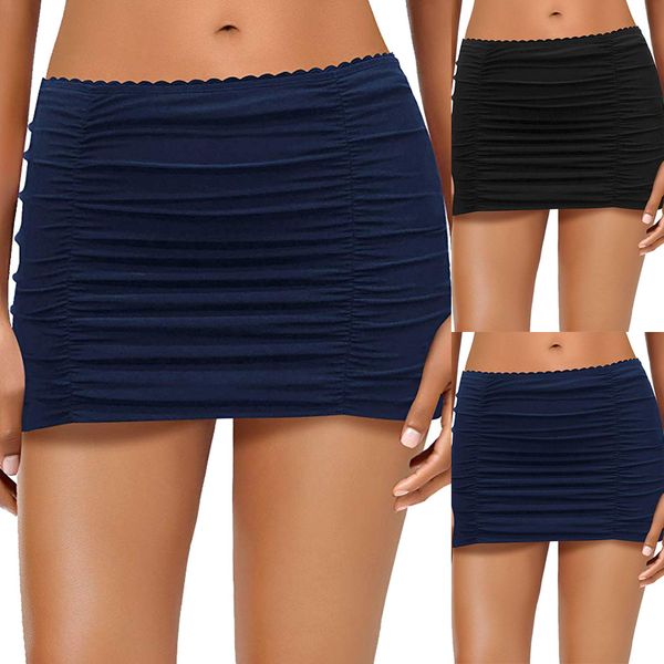 women's beach soid color blue black surfing scalloped ruched bikinis tankini bottom skirted piece of swimsuit summer beach dress
women's beach soid color blue black surfing scalloped ruched bikinis tankini bottom skirted piece of swimsuit summer beach dress