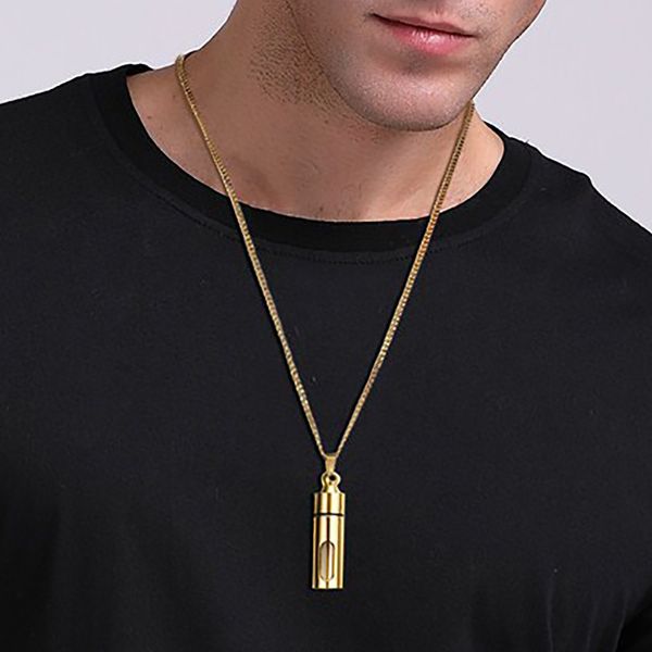 2017 fashion men's jewelry stainless steel perfume bottle pendant gold/silver color trendy removable glass necklaces & pendants
2017 fashion men's jewelry stainless steel perfume bottle pendant gold/silver color trendy removable glass necklaces & pendants