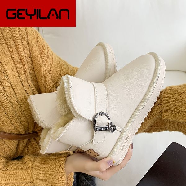 snow boots women shoes warm plush fur ankle boots winter female slip on flat casual shoes waterproof ultralight footwear u11-04, Black
snow boots women shoes warm plush fur ankle boots winter female slip on flat casual shoes waterproof ultralight footwear u11-04, Black