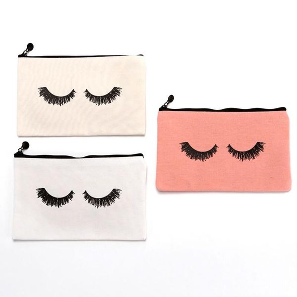 1pcs pen bag portable canvas eyelash printed makeup storage pen bag stationery beauty wash for outdoor travel
1pcs pen bag portable canvas eyelash printed makeup storage pen bag stationery beauty wash for outdoor travel