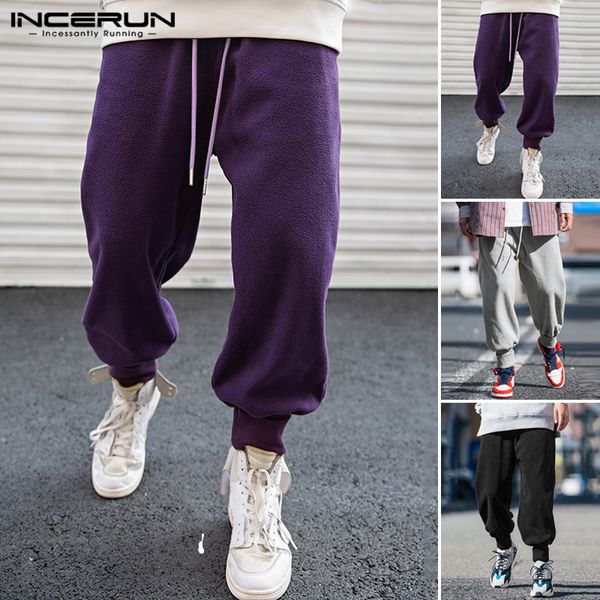 incerun мужчины твердые теплый повседневный sweatpants jogger comfort эластичный пояс drawstring брюки прямые моды мужские брюки streetwear, Black
incerun мужчины твердые теплый повседневный sweatpants jogger comfort эластичный пояс drawstring брюки прямые моды мужские брюки streetwear, Black