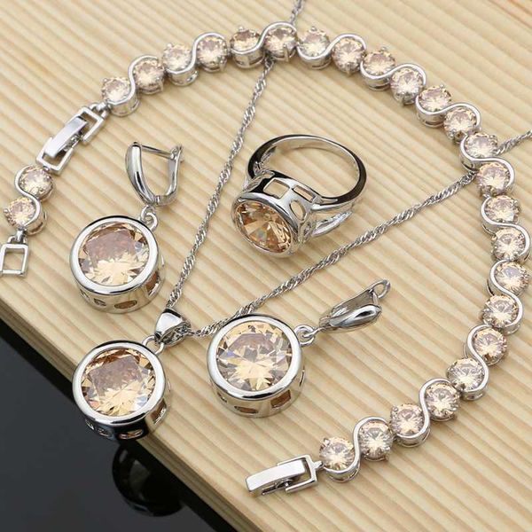 round stone jewelry sets white cubic zirconia earrings stone bracelet 925 silver kits gifts for women dropshipping, Slivery;golden
round stone jewelry sets white cubic zirconia earrings stone bracelet 925 silver kits gifts for women dropshipping, Slivery;golden