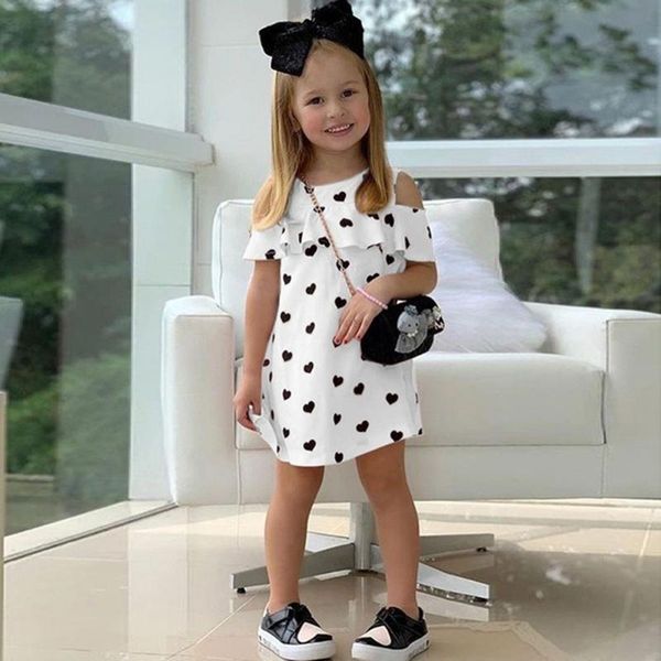 telotuny dress toddler kids baby girls heart print ruffles off shoulder princess dress casual clothes baby summer 2020may, Red;yellow
telotuny dress toddler kids baby girls heart print ruffles off shoulder princess dress casual clothes baby summer 2020may, Red;yellow