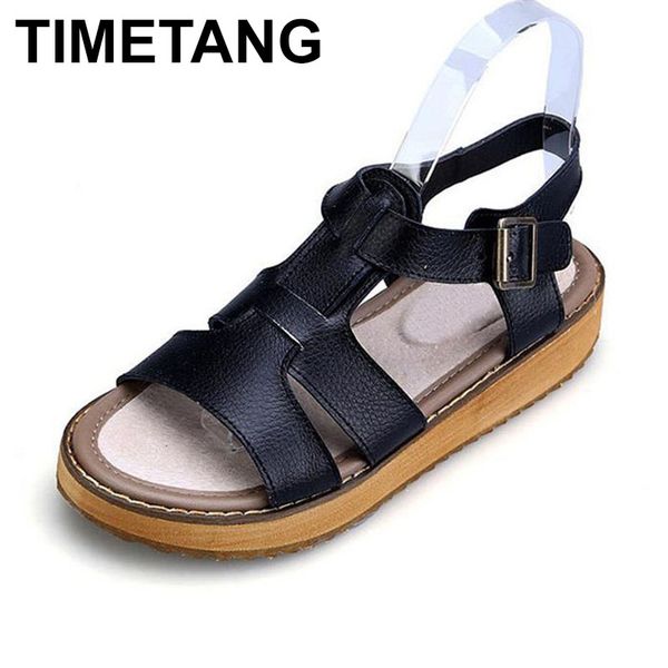 timetangwomen's summer flat gladiator platform buckle sandals causal black white silverbig size34-45 large sandalias shoes women
timetangwomen's summer flat gladiator platform buckle sandals causal black white silverbig size34-45 large sandalias shoes women