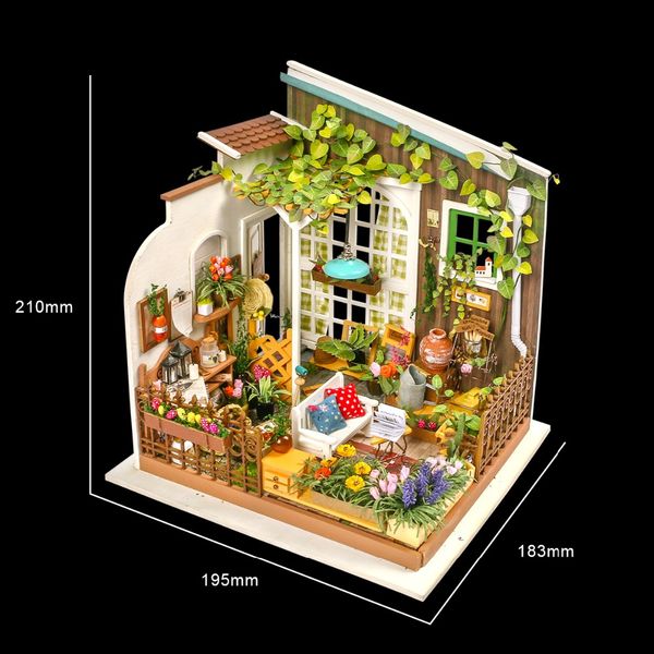 diy doll house miller's garden children's gift miniature wooden dollhouse model building kits toys
diy doll house miller's garden children's gift miniature wooden dollhouse model building kits toys
