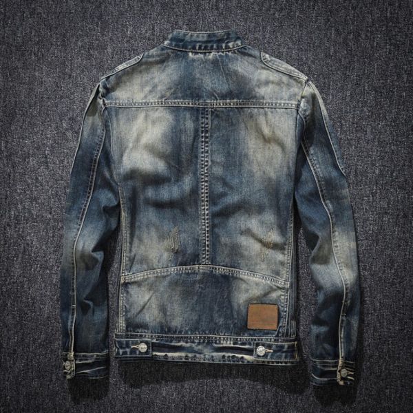 mens denim coat street stand collar zipper biker style cowboy long sleeve jacket classic vintage hip hop jean jacket outwear, Black;brown
mens denim coat street stand collar zipper biker style cowboy long sleeve jacket classic vintage hip hop jean jacket outwear, Black;brown