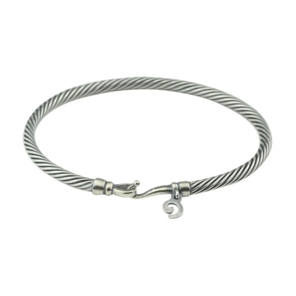 925 sterling silver charm antique silver bangle /cuff bangles & bracelets women accessories jewelry making ing, Black
925 sterling silver charm antique silver bangle /cuff bangles & bracelets women accessories jewelry making ing, Black