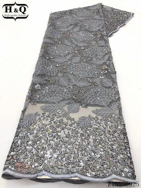 h&q gray african embroidered coarse mesh fabrics french lace with sequins 5 yards/piece nigerian net laces fabrics for dresses, Pink;blue
h&q gray african embroidered coarse mesh fabrics french lace with sequins 5 yards/piece nigerian net laces fabrics for dresses, Pink;blue