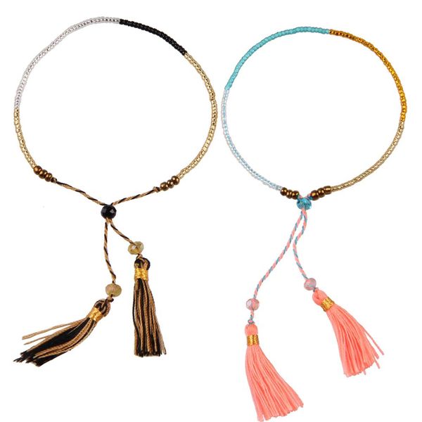kelitch miyuki seed beaded tassel bracelets fashion mini crystal beads friendship bracelet for women bohemia trendy jewelry 2pcs, Black
kelitch miyuki seed beaded tassel bracelets fashion mini crystal beads friendship bracelet for women bohemia trendy jewelry 2pcs, Black