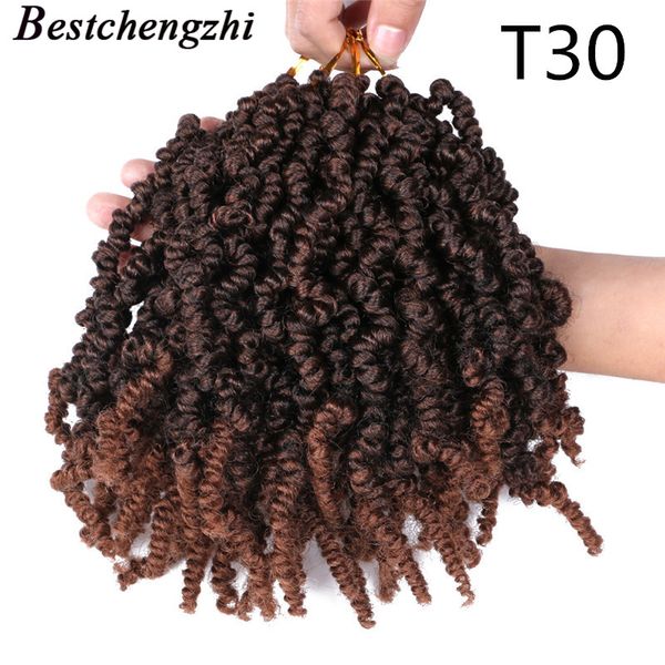 new shanghair pre-twisted bomb spring twist hair 10 inch passion twists crochet hair 15 roots synthetic braiding hair extensions 70g/pcs bs2, Black
new shanghair pre-twisted bomb spring twist hair 10 inch passion twists crochet hair 15 roots synthetic braiding hair extensions 70g/pcs bs2, Black