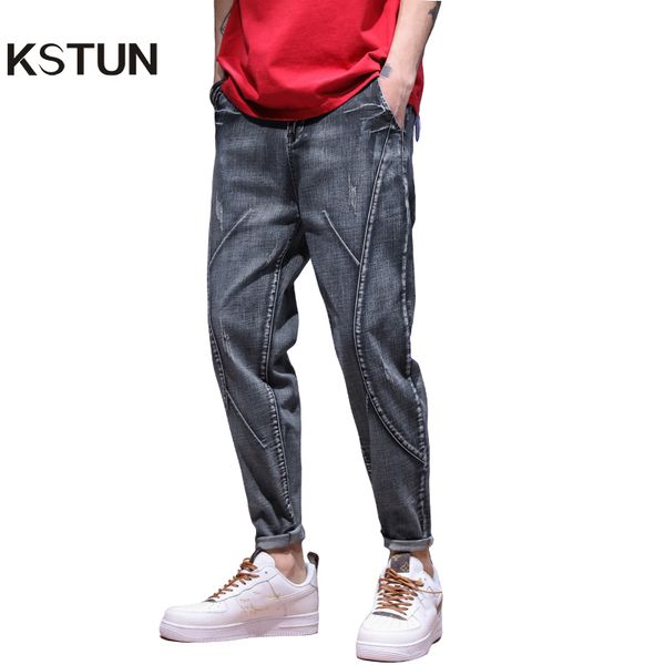 kstun haren jeans men motorcycle jeans streetwear drawstring elastic waist loose feet pants outdoor leisure riding joggers, Blue
kstun haren jeans men motorcycle jeans streetwear drawstring elastic waist loose feet pants outdoor leisure riding joggers, Blue