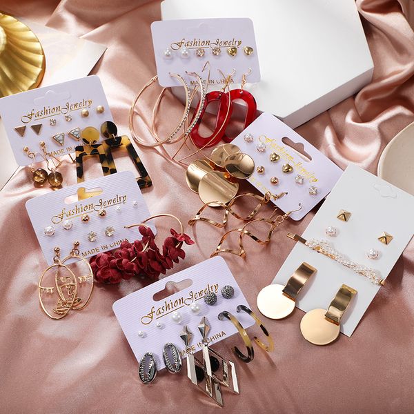 2020 new women earrings set acrylic pearl earrings for women bohemian leopard tassel drop earrings brincos fashion jewelry, Silver
2020 new women earrings set acrylic pearl earrings for women bohemian leopard tassel drop earrings brincos fashion jewelry, Silver