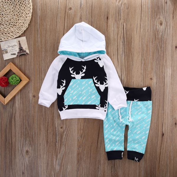 autumn winter christmas kids baby girls boys reindeer hooded +pants outfits set 2pcs suit baby boy clothes newborn, White
autumn winter christmas kids baby girls boys reindeer hooded +pants outfits set 2pcs suit baby boy clothes newborn, White