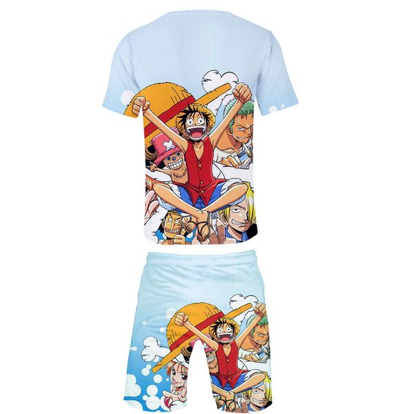 new style one piece one pieces anime peripheral 3d printed leisure suit short sleeve + beach shorts, White;black
new style one piece one pieces anime peripheral 3d printed leisure suit short sleeve + beach shorts, White;black