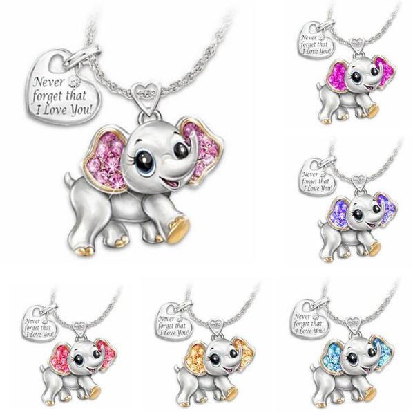 elephant pendant necklace never forget that i love you necklaces lovely animal necklaces for children gift, Silver
elephant pendant necklace never forget that i love you necklaces lovely animal necklaces for children gift, Silver
