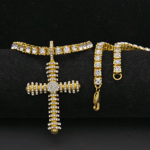 new fashion hip hop blingbling diamond gold cross pendant cuban chain necklace personalized rapper chains jewelry gifts for men & women, Silver
new fashion hip hop blingbling diamond gold cross pendant cuban chain necklace personalized rapper chains jewelry gifts for men & women, Silver