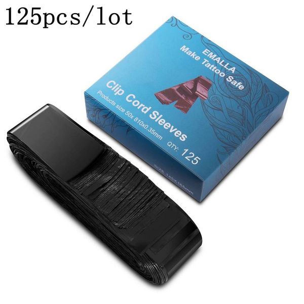 125pcs/pack black tattoo clip cord sleeves bags supply disposable covers bags for tattoo machine professional accessory
125pcs/pack black tattoo clip cord sleeves bags supply disposable covers bags for tattoo machine professional accessory