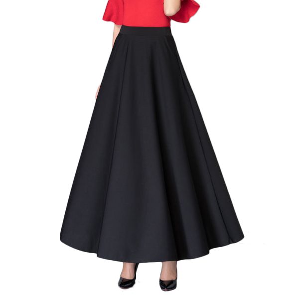 elegant skirts womens pleated skirt korean red black solid color long skirt women high waist vintage big swing office maxi
elegant skirts womens pleated skirt korean red black solid color long skirt women high waist vintage big swing office maxi