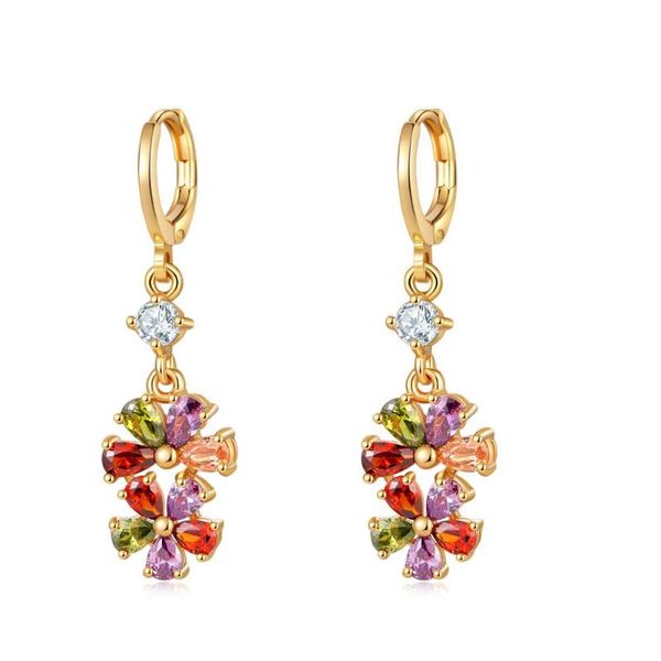 Fashion lady color crystal zircon ear clips electroPlating gold silver earrings flower temperament earrings wild jewelry gift
Fashion lady color crystal zircon ear clips electroPlating gold silver earrings flower temperament earrings wild jewelry gift