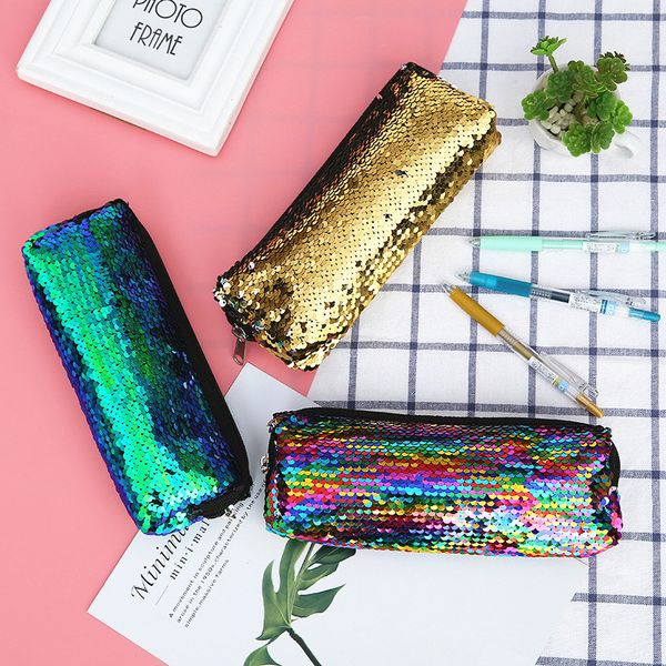 two side sequins zipper makeup bags for women brush cosmetics organizer bag girls school pencil pouch protable clutch purse
two side sequins zipper makeup bags for women brush cosmetics organizer bag girls school pencil pouch protable clutch purse