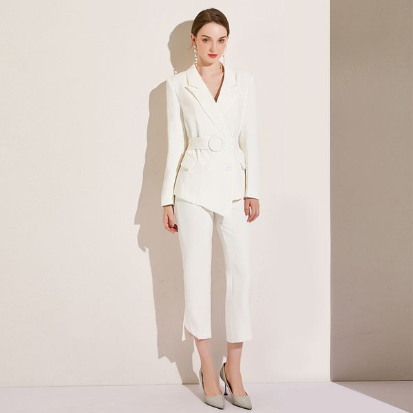 women's thin professional dress, waistband design sense, western style, minority temperament, goddess fashion, ins coat, White;black
women's thin professional dress, waistband design sense, western style, minority temperament, goddess fashion, ins coat, White;black