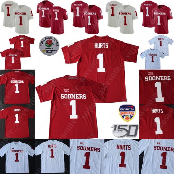 2020 150 лет со дня оклахома sooners jalen hurts джерси 1 kyler мюррей 6 мэйфилд футбол джерси red white rose bowl orange rose, Black;red
2020 150 лет со дня оклахома sooners jalen hurts джерси 1 kyler мюррей 6 мэйфилд футбол джерси red white rose bowl orange rose, Black;red