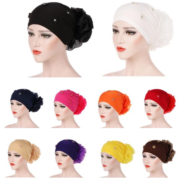 winter hats for women fashion 2019 women beading india hat muslim ruffle cancer chemo beanie scarf turban wrap cap bonnet femme, Blue;gray
winter hats for women fashion 2019 women beading india hat muslim ruffle cancer chemo beanie scarf turban wrap cap bonnet femme, Blue;gray